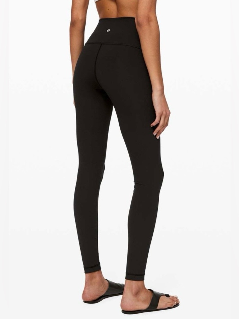 LULULEMON Black Wunder Under High Rise Leggings 28”